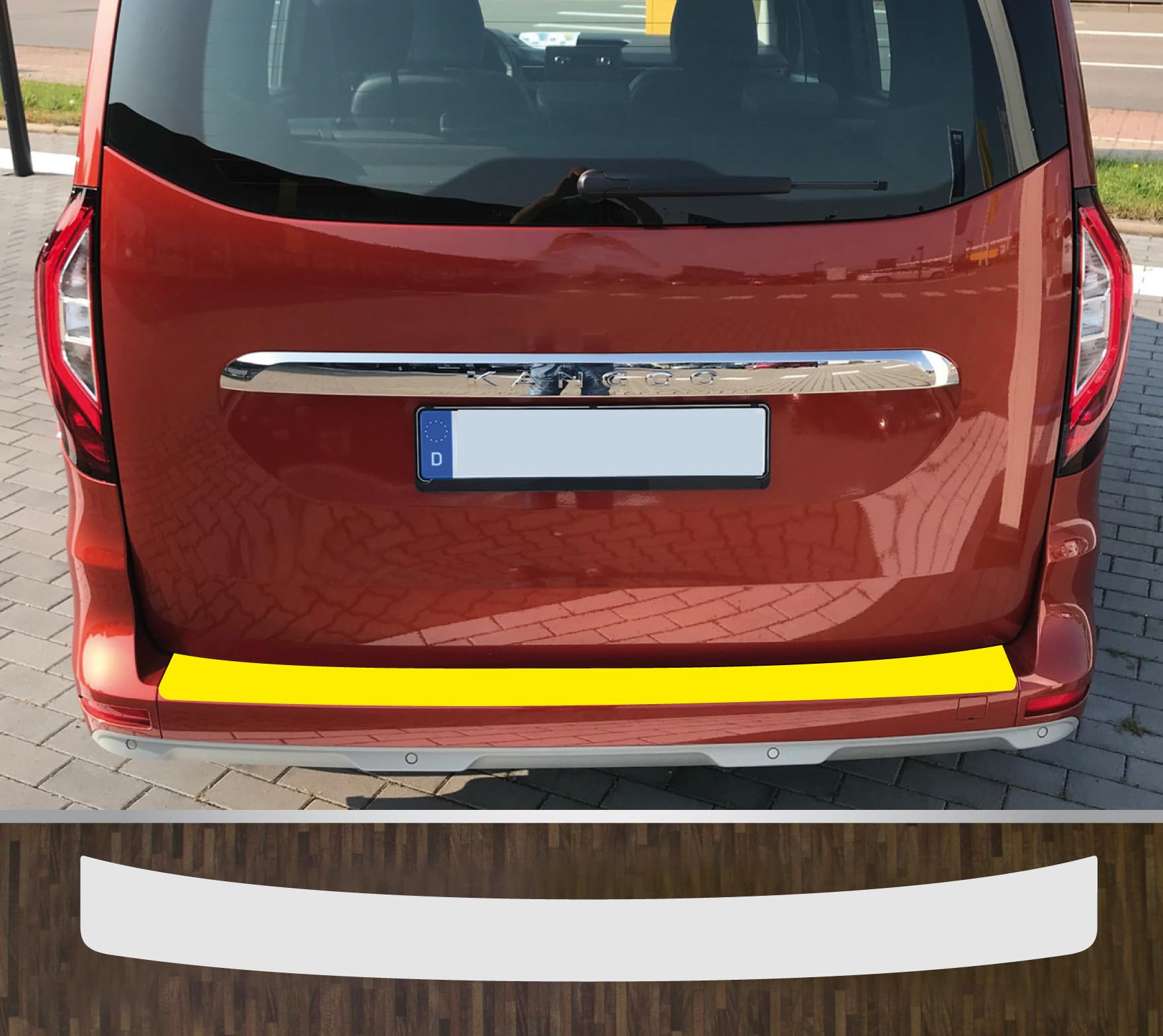 kompatibel mit Renault Kangoo ab 2021 Lackschutzfolie Ladekantenschutz transparent von Lackschutzfolien-Stolze