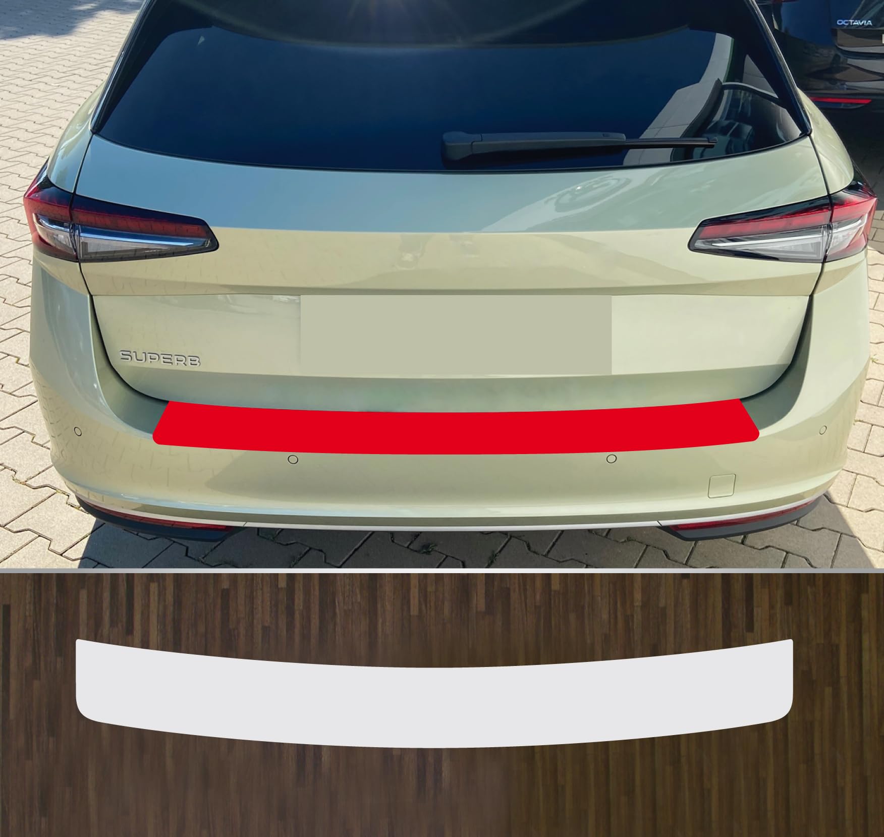 kompatibel mit Skoda Superb 4 Kombi ab 2023 passgenaue Lackschutzfolie Ladekantenschutz transparent kompatibel mit Skoda Superb 4 Kombi ab 2023 passgenaue Lackschutzfolie Ladekantenschutz transparent von Lackschutzfolien-Stolze