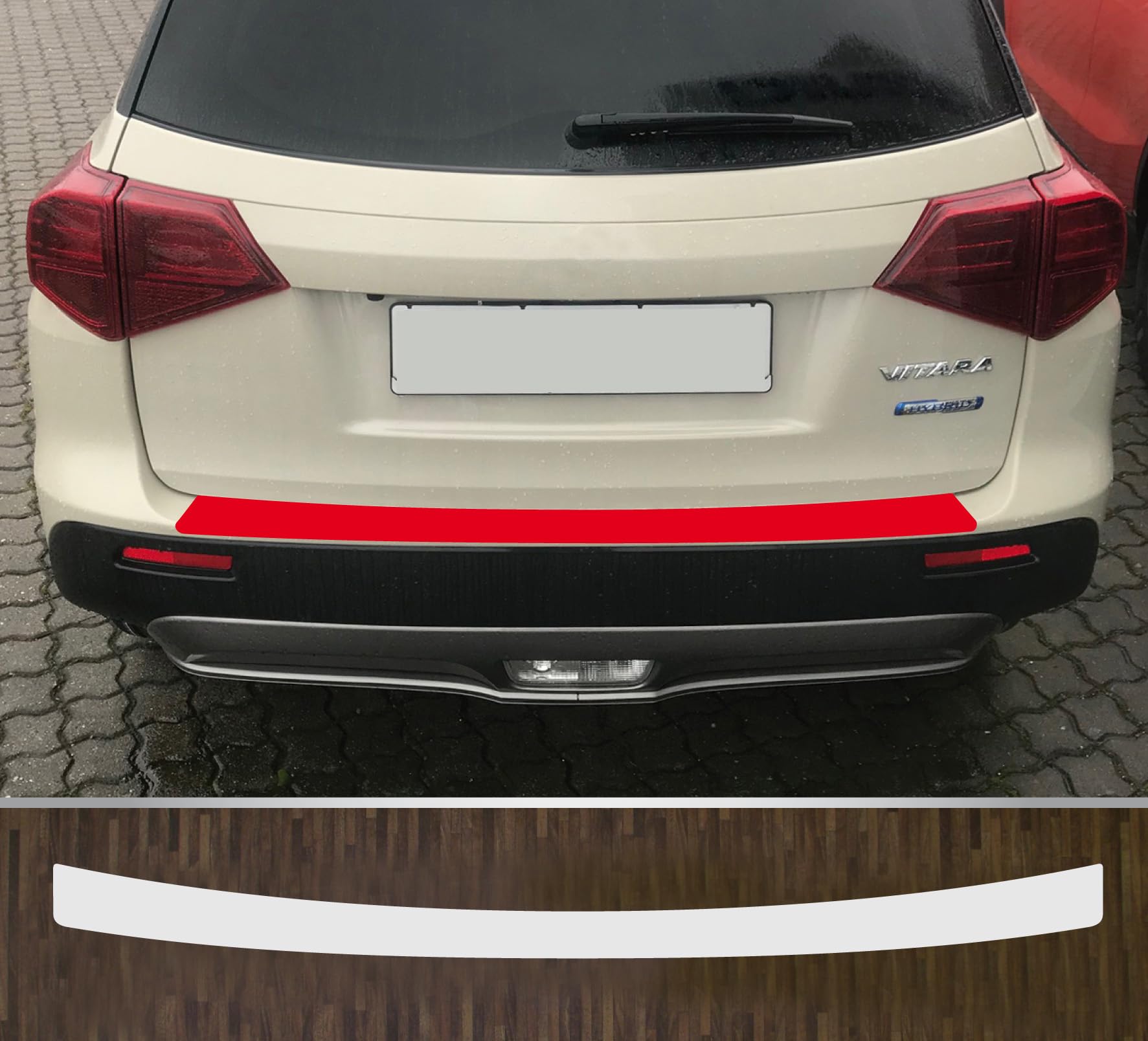 kompatibel mit Suzuki Vitara ab 2018 Lackschutzfolie Ladekantenschutz transparent kompatibel mit Suzuki Vitara ab 2018 Lackschutzfolie Ladekantenschutz transparent von Lackschutzfolien-Stolze