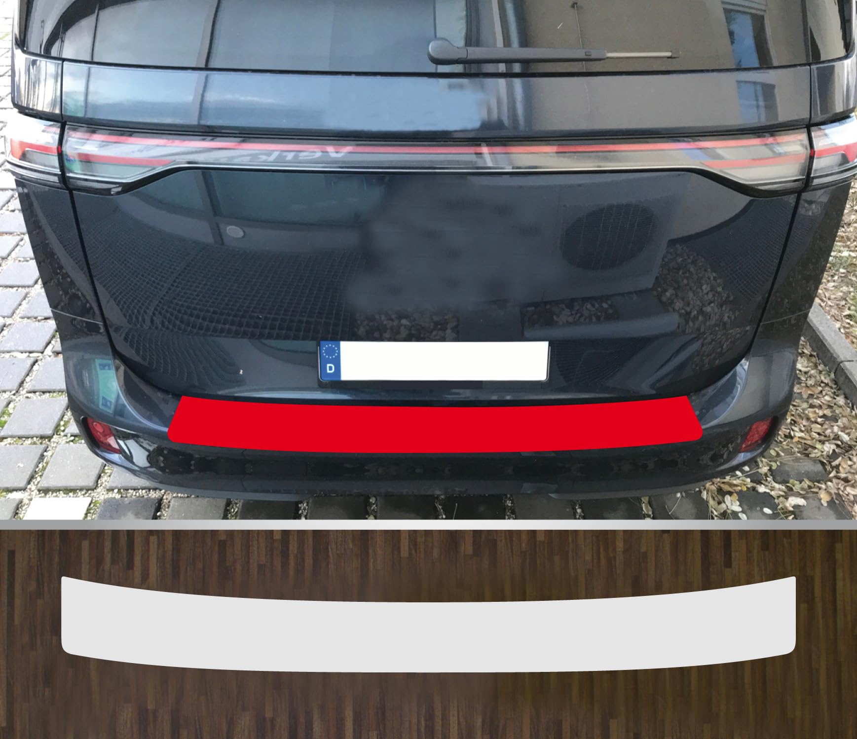 kompatibel mit VW ID.Buzz Lackschutzfolie Ladekantenschutz transparent von Lackschutzfolien-Stolze
