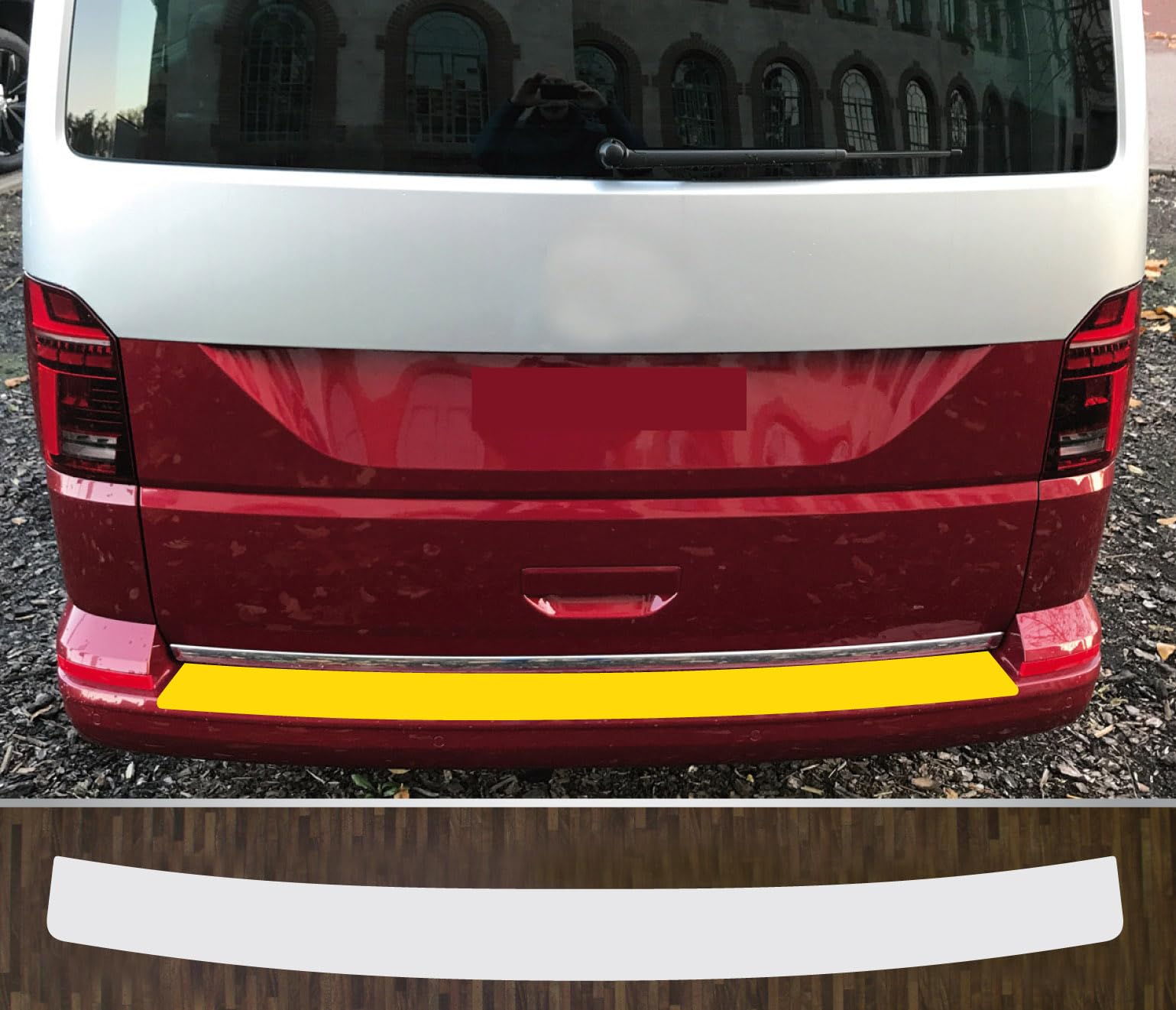 kompatibel mit VW T6.1 ab 2019 passgenaue Lackschutzfolie Ladekantenschutz transparent kompatibel mit VW T6.1 ab 2019 passgenaue Lackschutzfolie Ladekantenschutz transparent von Lackschutzfolien-Stolze