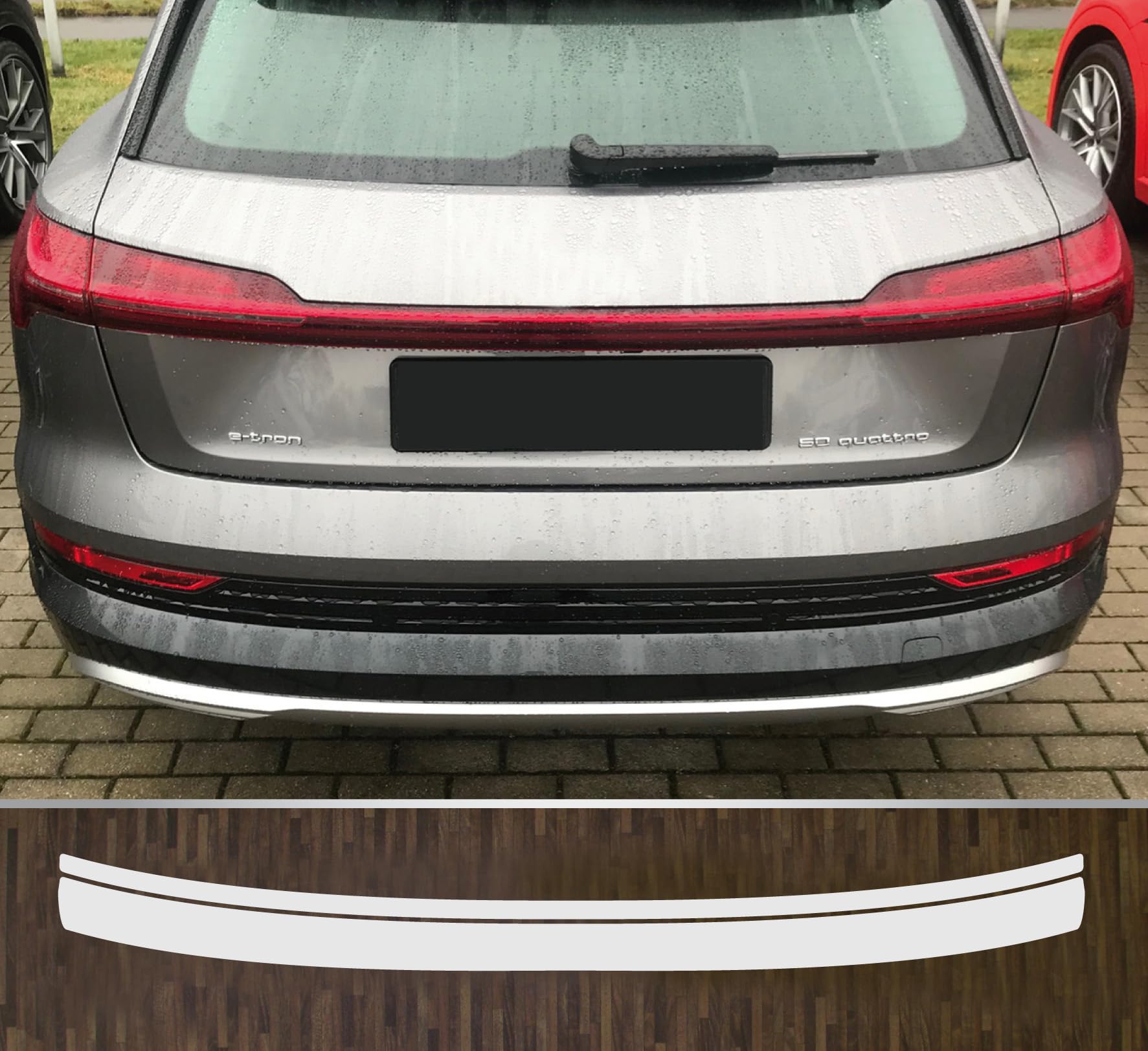 kompatibel mit Audi e-tron ab 2019 Lackschutzfolie Ladekantenschutz transparent kompatibel mit Audi e-tron ab 2019 Lackschutzfolie Ladekantenschutz transparent von Lackschutzfolien-Stolze