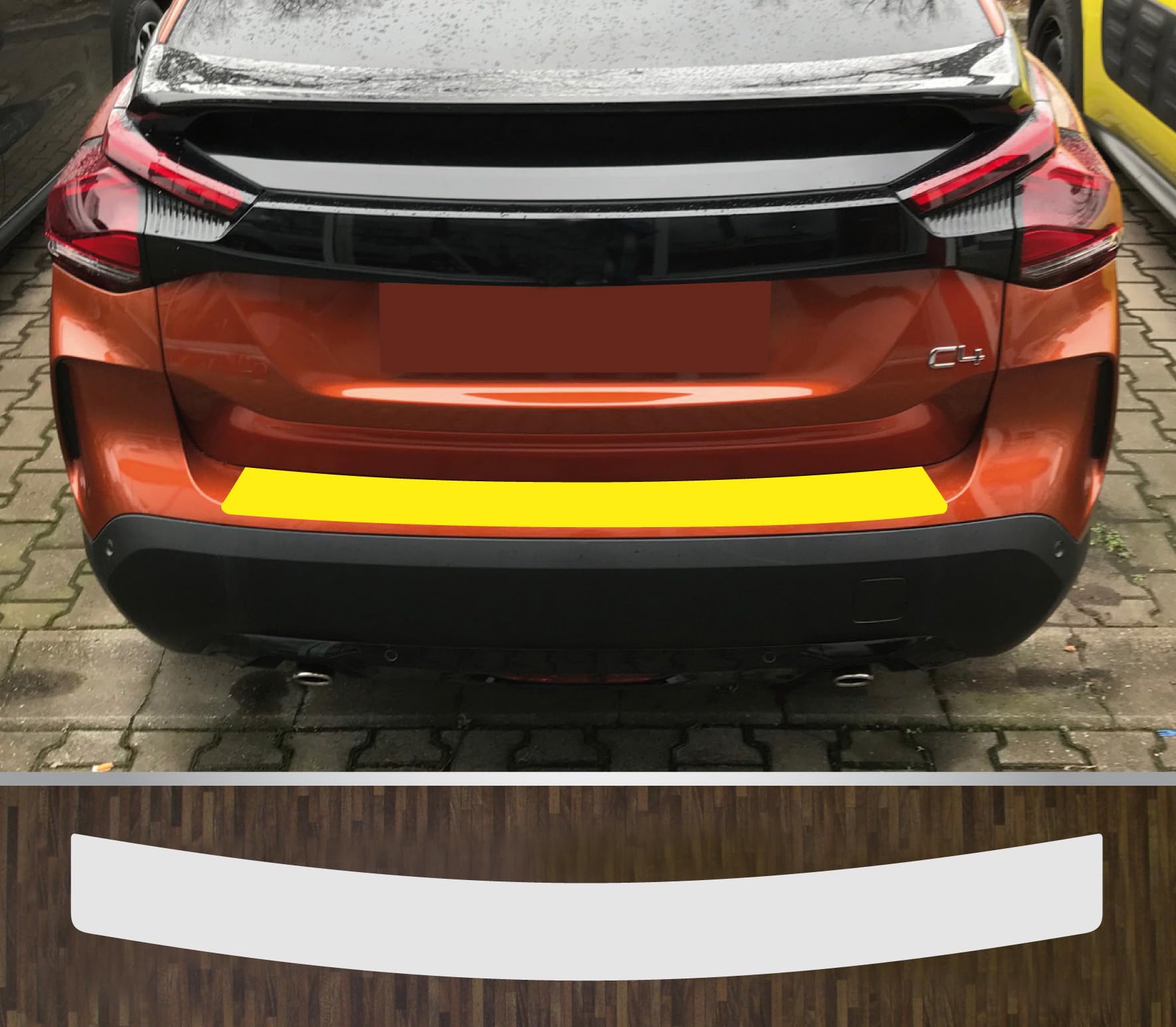kompatibel mit Citroen C4 ab 2021 Lackschutzfolie Ladekantenschutz transparent kompatibel mit Citroen C4 ab 2021 Lackschutzfolie Ladekantenschutz transparent von Lackschutzfolien-Stolze