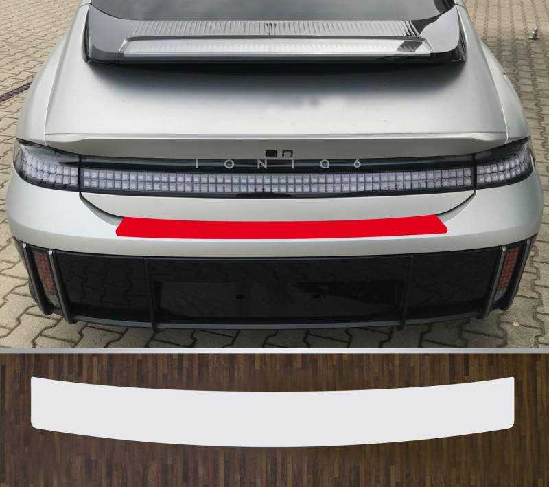 kompatibel mit Hyundai Ioniq 6 ab 2023 Lackschutzfolie Ladekantenschutz transparent von Lackschutzfolien-Stolze