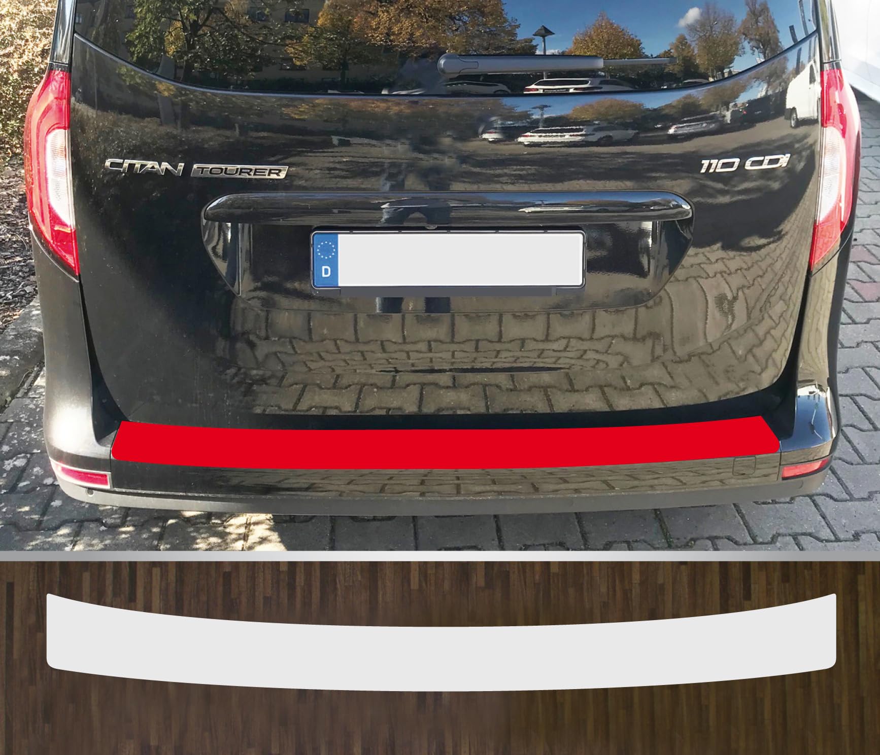 kompatibel mit Mercedes Citan Tourer ab 2022 Lackschutzfolie Ladekantenschutz Folie transparent kompatibel mit Mercedes Citan Tourer ab 2022 Lackschutzfolie Ladekantenschutz Folie transparent von Lackschutzfolien-Stolze