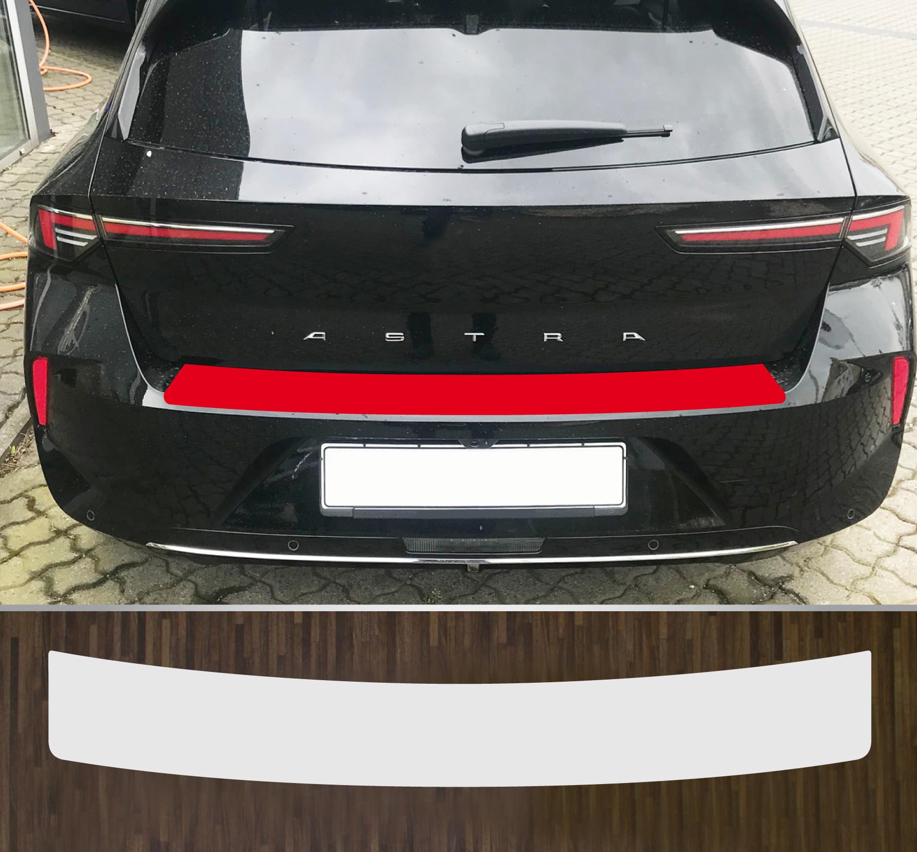 kompatibel mit Opel Astra L Limousine ab 2022 Lackschutzfolie Ladekantenschutz transparent von Lackschutzfolien-Stolze