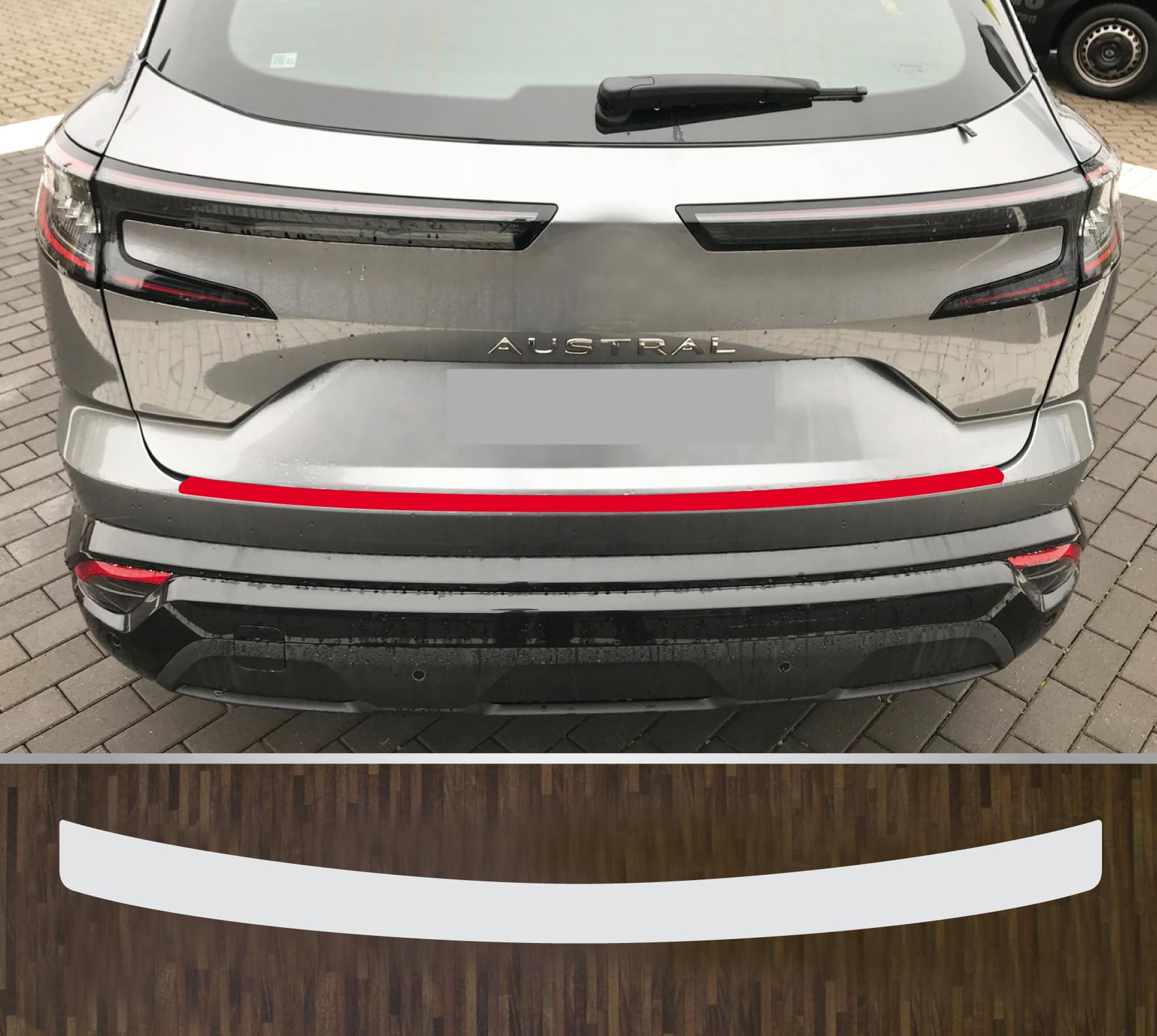 kompatibel mit Renault Austral ab 2022 Lackschutzfolie Ladekantenschutz transparent kompatibel mit Renault Austral ab 2022 Lackschutzfolie Ladekantenschutz transparent von Lackschutzfolien-Stolze
