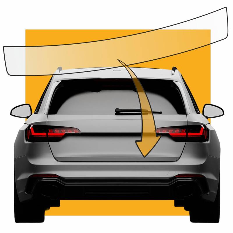 Lackschutzshop - Lackschutzfolie passend für Audi Q3 Sportback (Typ F03 ab BJ 09/2019) Ladekantenschutz Stoßstangenschutz, selbstklebend transparent von Lackschutzshop