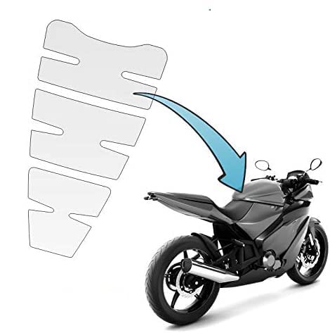 MisterLacky - Motorrad TankPad Schutzpad Lackschutzfolie als Tank Pad No.1 transparent von LACKSCHUTZSHOP