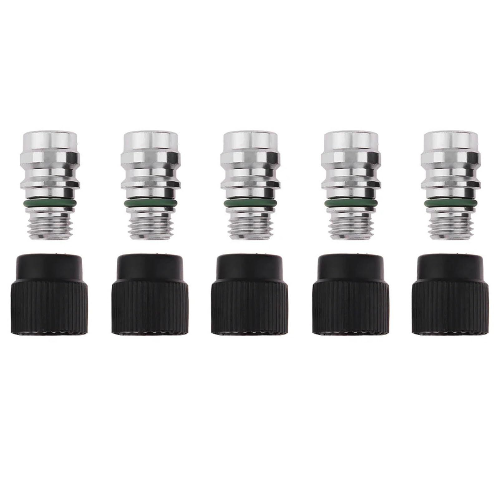 10/5 Stücke High Side A/C Service Ladeanschluss Kugelhahnkerne Mit Kappen for AC Kugelhahnkerne(5pcs) von LaiYN