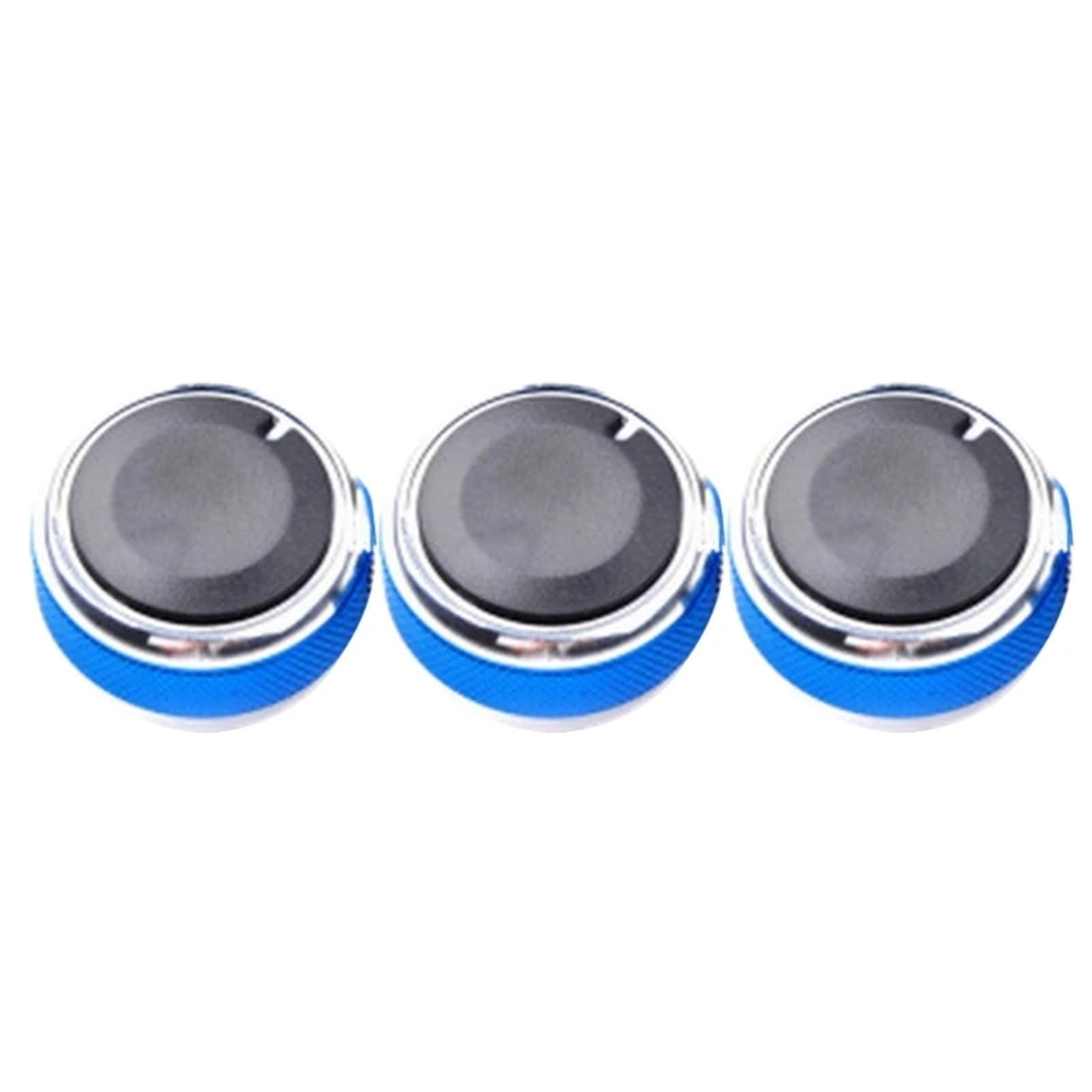 3 Teile/Satz Aluminium Klimaanlage Knob Knob Heizung Klima Control Tasten Fit for Auto Zubehör(Blue) von LaiYN