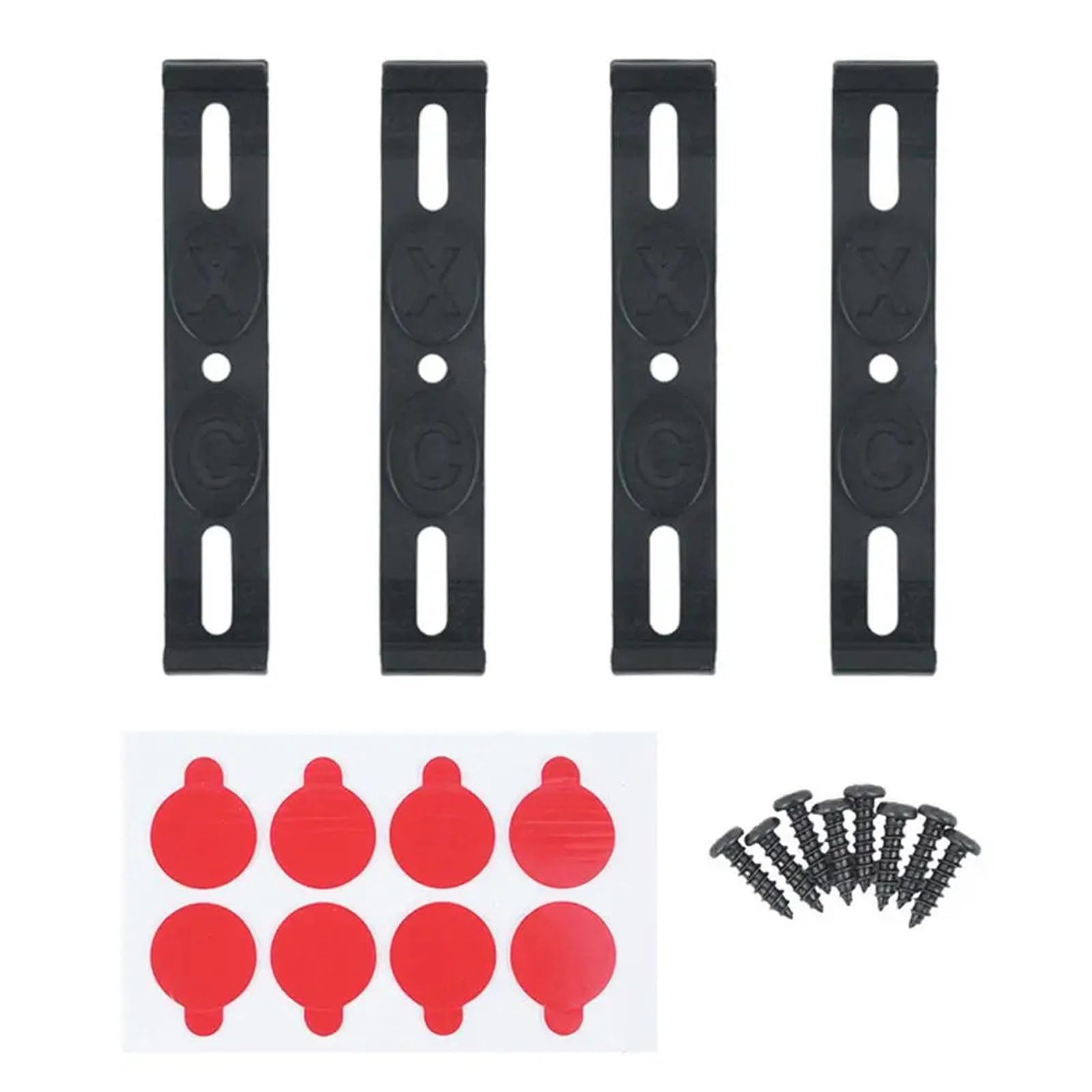 4PCS Kunststoff Rahmenlose Nummernschild Rahmen Wetter-Proof Nummernschild Rahmen Automotive Zubehör 4PCS Kunststoff Rahmenlose Nummernschild Rahmen Wetter-Proof Nummernschild Rahmen Automotive Zubehör von LaiYN
