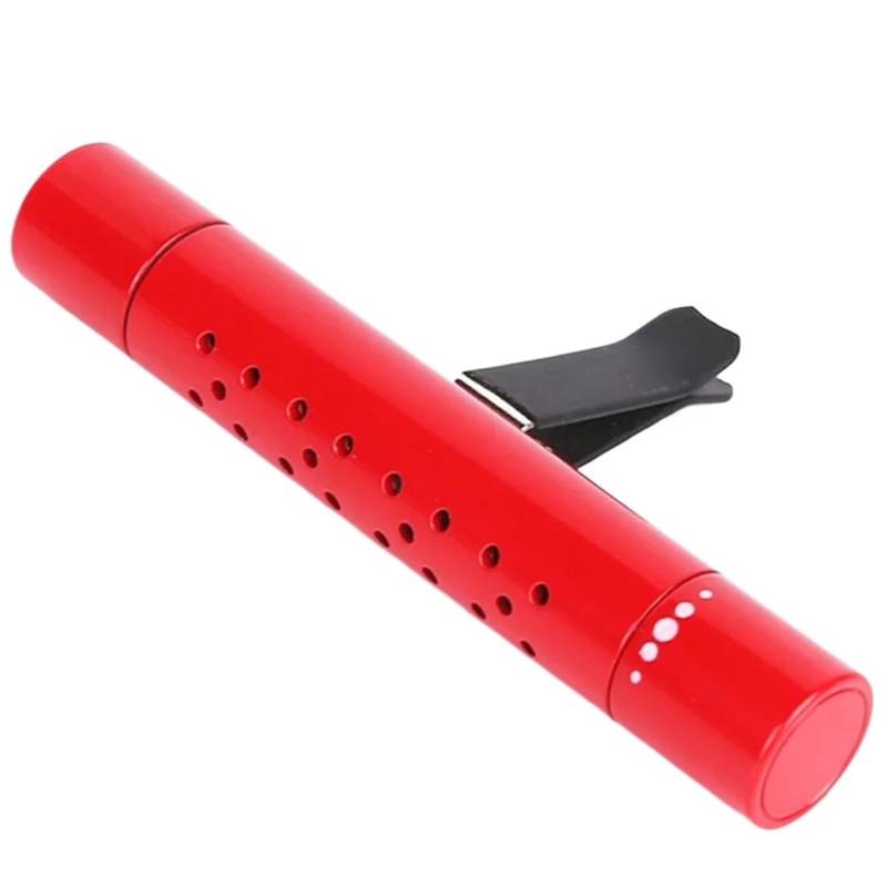 Auto Air Vent Parfüm Auto Lufterfrischer Aroma Geruch Aroma Auto Parfüm(Red) von LaiYN