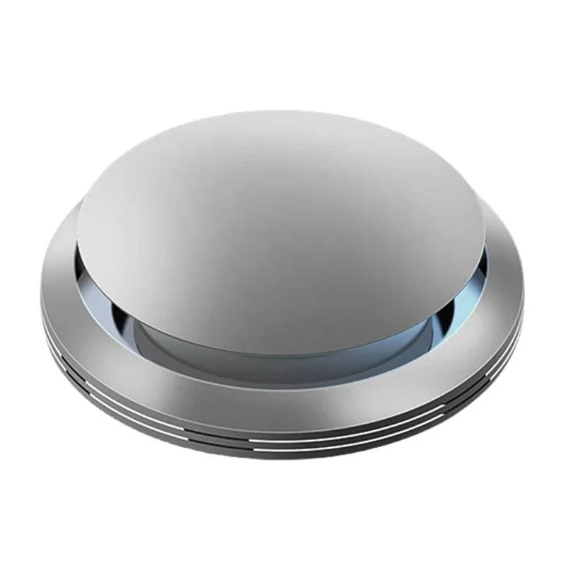Auto Metall Lufterfrischer Solide Parfüm Rotierenden Aromatherapie Decor(Silver) von LaiYN