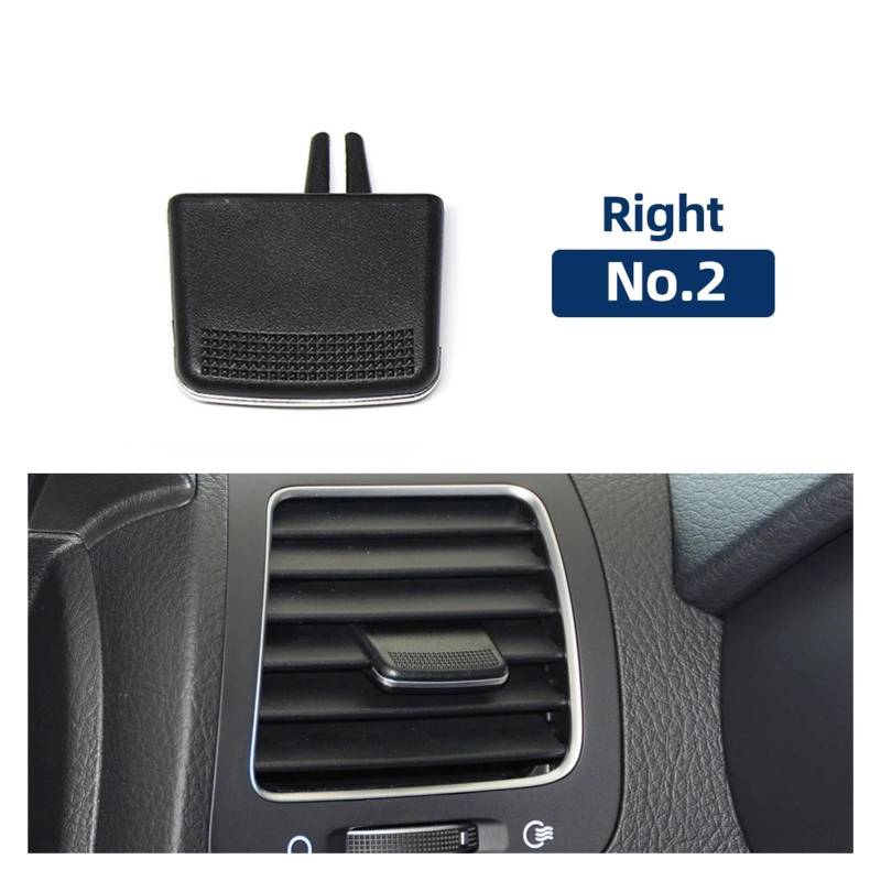 Auto Vordere Reihe Mitte Links Rechts A/C Lüftungsgitter Lasche Clip ABS + PC Klimaanlage Steckdose Reparatur(Model B) von LaiYN