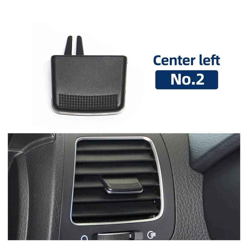 Auto Vordere Reihe Mitte Links Rechts A/C Lüftungsgitter Lasche Clip ABS + PC Klimaanlage Steckdose Reparatur(Model C) von LaiYN