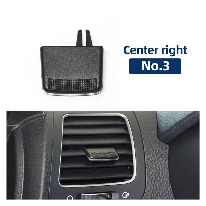 Auto Vordere Reihe Mitte Links Rechts A/C Lüftungsgitter Lasche Clip ABS + PC Klimaanlage Steckdose Reparatur(Model D) von LaiYN
