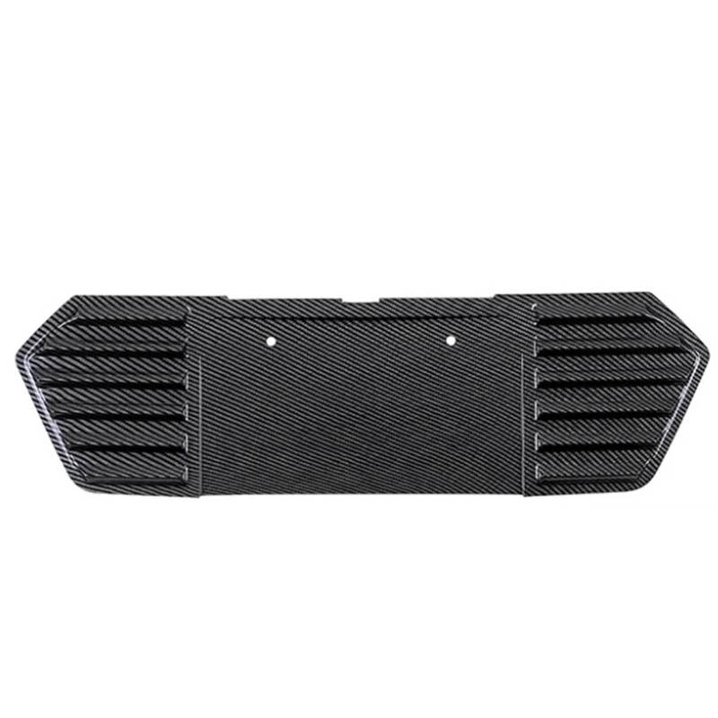 Auto-hintere Stoßstange KennzeichenrahmenABS Glänzend Schwarz Hintere Kennzeichenrahmenabdeckung Trim(Carbon Fiber Look) von LaiYN