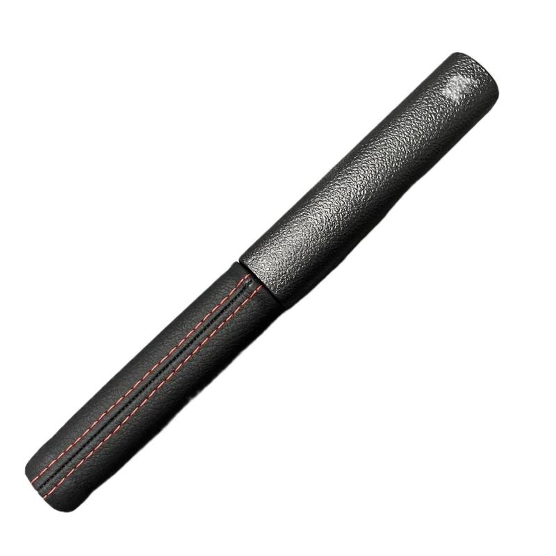 Kompatibel Mit V&W* Go&lf* Handparkgriff, Leder-Handbremshebel-Griffabdeckung 1K0711461A 1KD 711 461 A(Red Line) von LaiYN