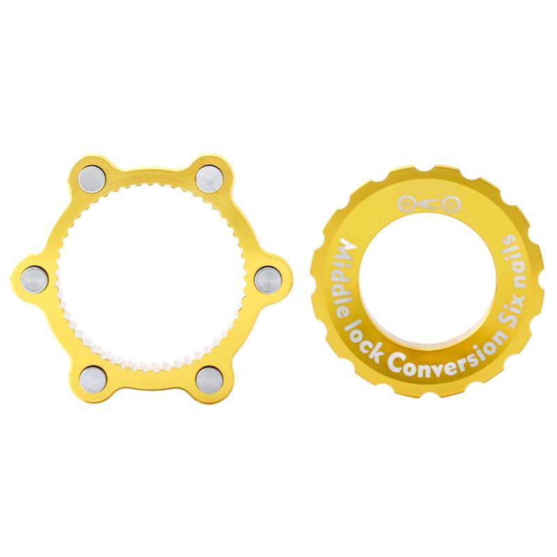 Scheibenbremse Centerlock Adapter,Disc Brake Adapter Mit Boost Standard Für - 6-Loch Scheibenadapter für ATV Motocross Rennrad mit Centerlock-System von Lainiaoly