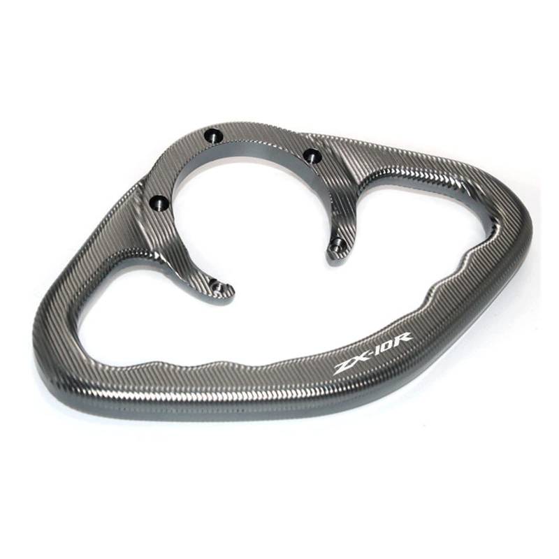 Laiteanqi Compatible with Kawasa Ki NIN JA ZX-10R ZX10R ZX 10R 2004-2021 CNC Motorrad Passagier Handgriffe Handgriff Tank Grab Bar Griffe Armres Beifahrer Haltegriff(Titanium) von Laiteanqi