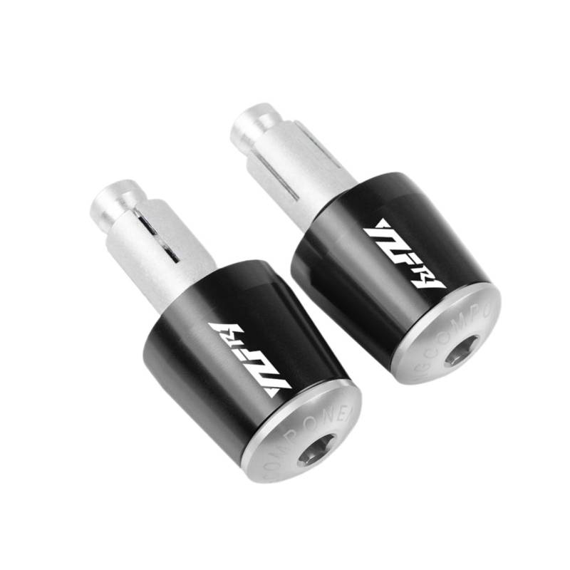 Laiteanqi Compatible with Ya ma ha R1 YZFR1 YZF-R1 1998-2019 Motorradgriffe Lenkerendstopfen Griff Lenkerstecker Endkappengriff Lenkerendstopfen-Set(I) von Laiteanqi