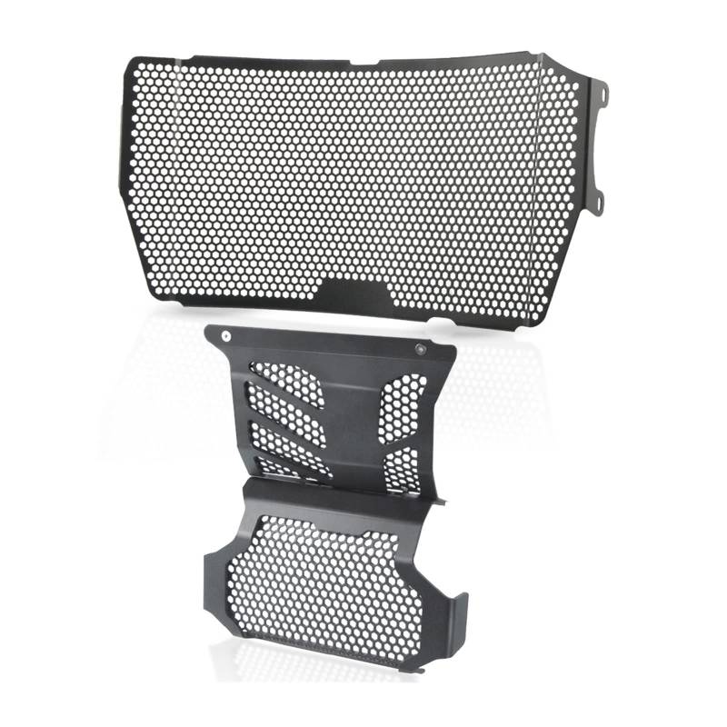Laiteanqi Motorrad Kühlergrillabdeckung Replacement for Du Cati Hypermotard 950 SP 2019 2020 2021 2022 Motorrad Kühlerschutz Grille Abdeckung Ölkühler Schutz Motor Schutzfolie(Nero) von Laiteanqi