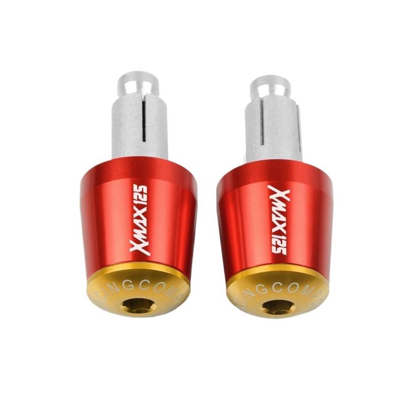 Laiteanqi Motorrad Lenkergriffe Ende Lenkerkappe Endstopfen MIT Compatible with Ya ma ha XMAX125 Xmax 125 XMAX-125 Lenkerendstopfen-Set(I) von Laiteanqi