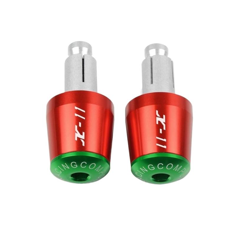 Laiteanqi Motorradzubehör Lenkergriffe Lenkerendkappe Compatible with Hon Da X-11 X11 1999-2002 Lenkerendstopfen-Set(W) von Laiteanqi