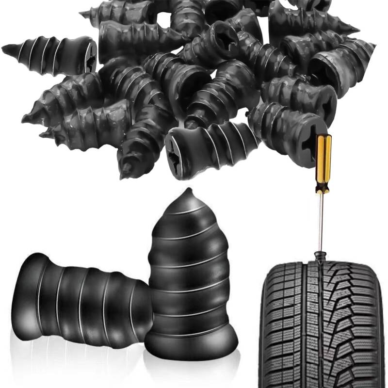 24 Stück Vakuum Reifen Reparatur Nagel, Reifenreparatur Nägel Kit, 2 Größen Tubeless Reparatur Convient Aux Voitures Motos für Auto, SUV, LKW, Motorrad, Fahrrad von Laluky