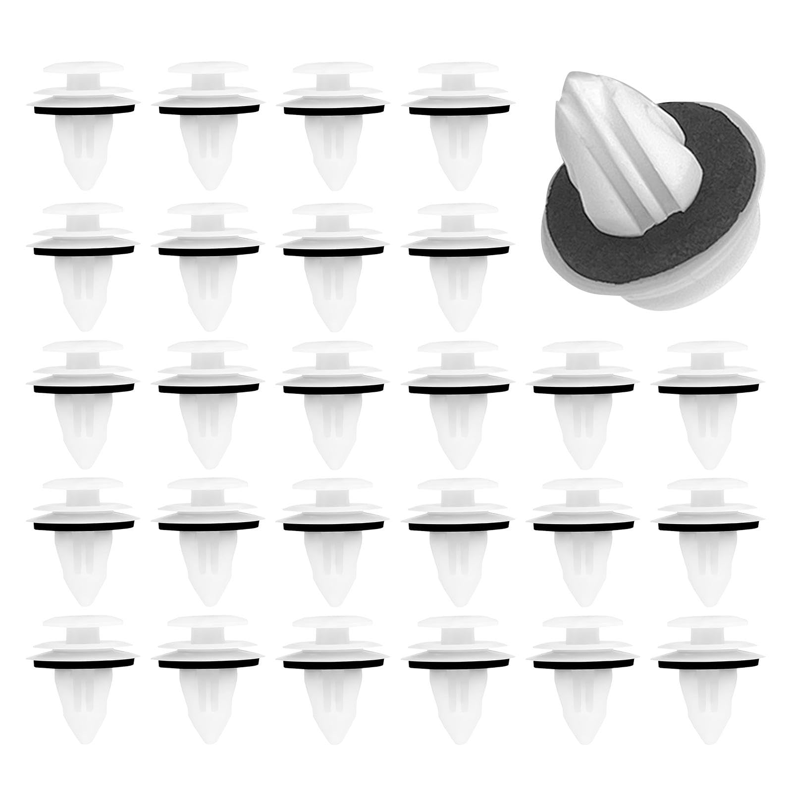 Türverkleidung Clips, 60 Stück Automobil Befestigungsclips Plastikclips Universal-Autotürclips Tür Klips für die Innenverkleidung der Stoßstange mit Schwammkissen für die Autobefestigung Türverkleidung Clips, 60 Stück Automobil Befestigungsclips Plastikclips Universal-Autotürclips Tür Klips für die Innenverkleidung der Stoßstange mit Schwammkissen für die Autobefestigung von Laluky