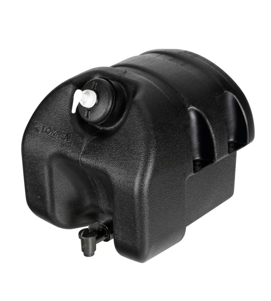18-Liter-Wassertank aus Polyethylen, mit Wasserhahn und Seifenspender 18-Liter-Wassertank aus Polyethylen, mit Wasserhahn und Seifenspender von Lampa