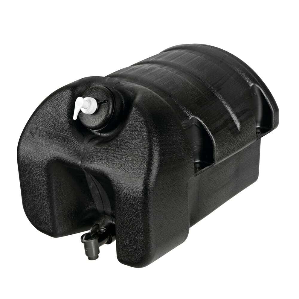 30-Liter-Wassertank aus Polyethylen, mit Wasserhahn und Seifenspender 30-Liter-Wassertank aus Polyethylen, mit Wasserhahn und Seifenspender von Lampa