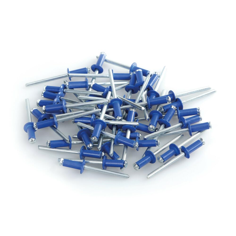 Aluminium-Nieten, Satz mit 50 Blindnieten für Kennzeichenhalter - Blau Aluminium-Nieten, Satz mit 50 Blindnieten für Kennzeichenhalter - Blau von Lampa
