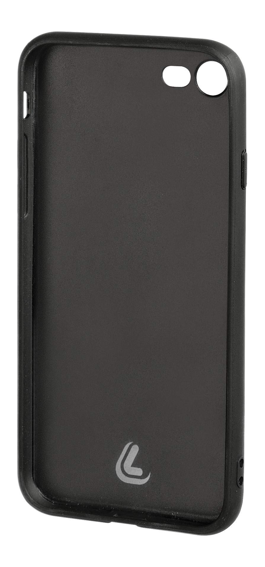 Duo Pocket, Cover Bicolore Con Inserti Metallici - Apple iPhone 7/8 - Nero/Grigio von Lampa