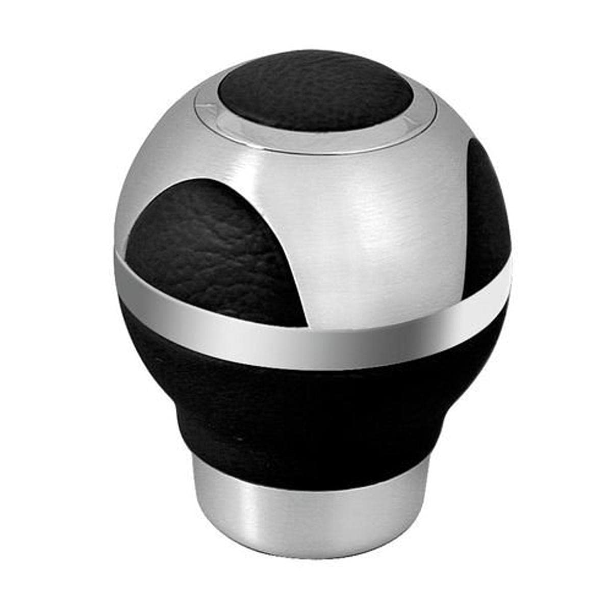 Lampa 00096 Schaltknauf Globe schwarzes Leder und Aluminium von Lampa