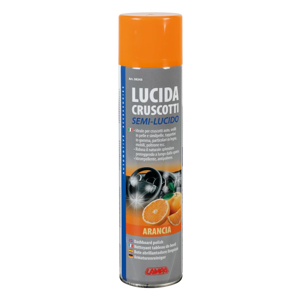 Lampa 38243 Hochglanzpolitur für Armaturenbretter, 400 ml, Orange Lampa 38243 Hochglanzpolitur für Armaturenbretter, 400 ml, Orange von Lampa