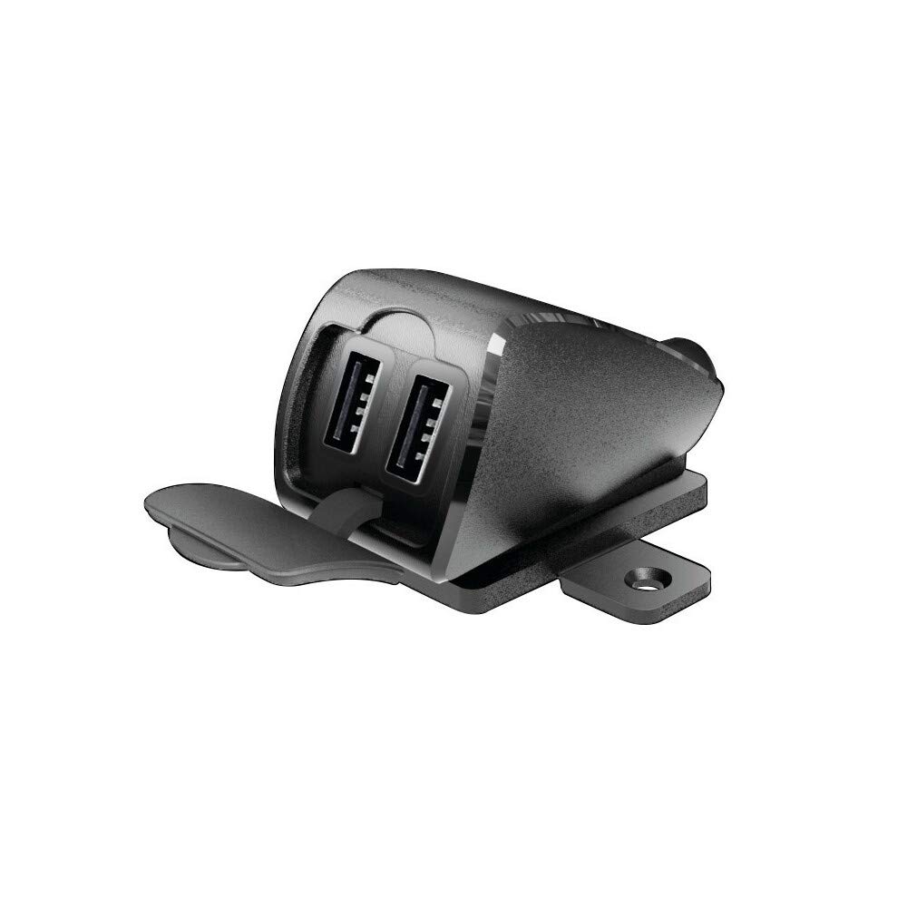 Lampa 38827 USB-Fix Trek 2 Dual-USB-Ladegerät, wasserdicht, Befestigung mit Schrauben oder doppelseitigem Klebeband - Ultra Fast Charge - 5400 mA - 12/24 V Lampa 38827 USB-Fix Trek 2 Dual-USB-Ladegerät, wasserdicht, Befestigung mit Schrauben oder doppelseitigem Klebeband - Ultra Fast Charge - 5400 mA - 12/24 V von Lampa