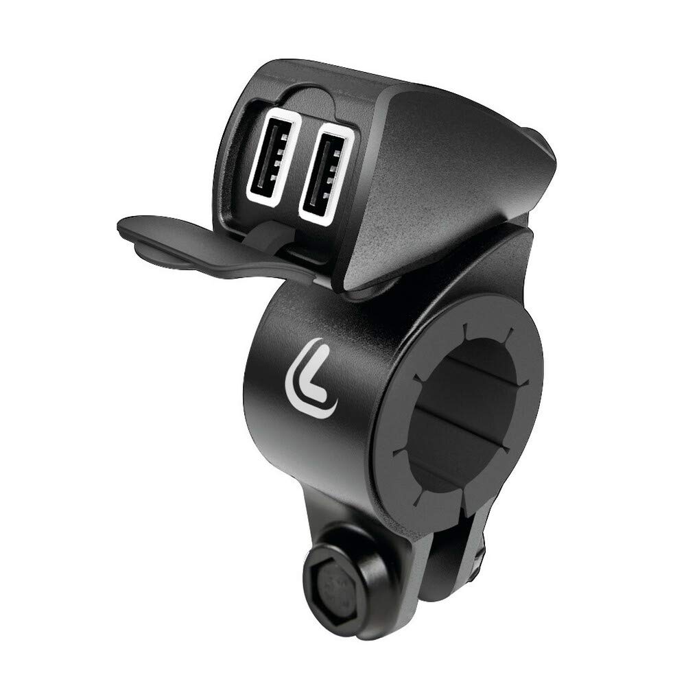 Lampa 38828 USB-Fix Trek Dual-USB-Ladegerät, wasserdicht, Befestigung am Lenker - Ultra Fast Charge - 5400 mA - 12/24 V Lampa 38828 USB-Fix Trek Dual-USB-Ladegerät, wasserdicht, Befestigung am Lenker - Ultra Fast Charge - 5400 mA - 12/24 V von Lampa