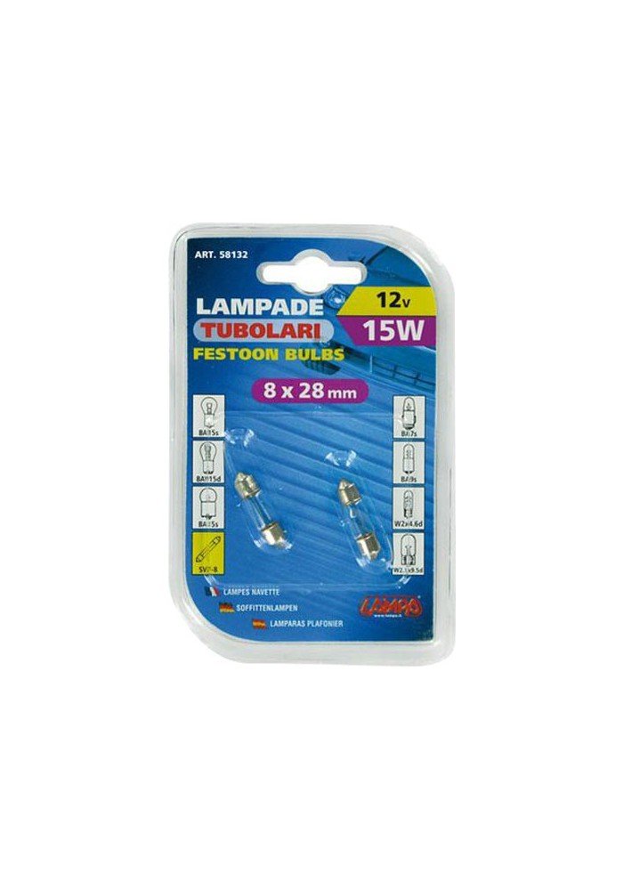 Lampa 58132 Lampe Tube, 15 Watt, 8 x 28 mm Lampa 58132 Lampe Tube, 15 Watt, 8 x 28 mm von Lampa