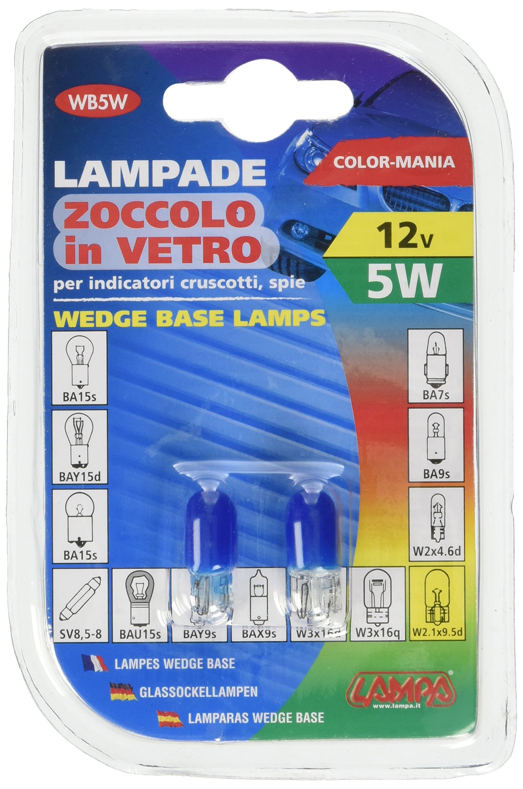 Lampa 58360 Lampen T10, 5 W, Blau Lampa 58360 Lampen T10, 5 W, Blau von Lampa