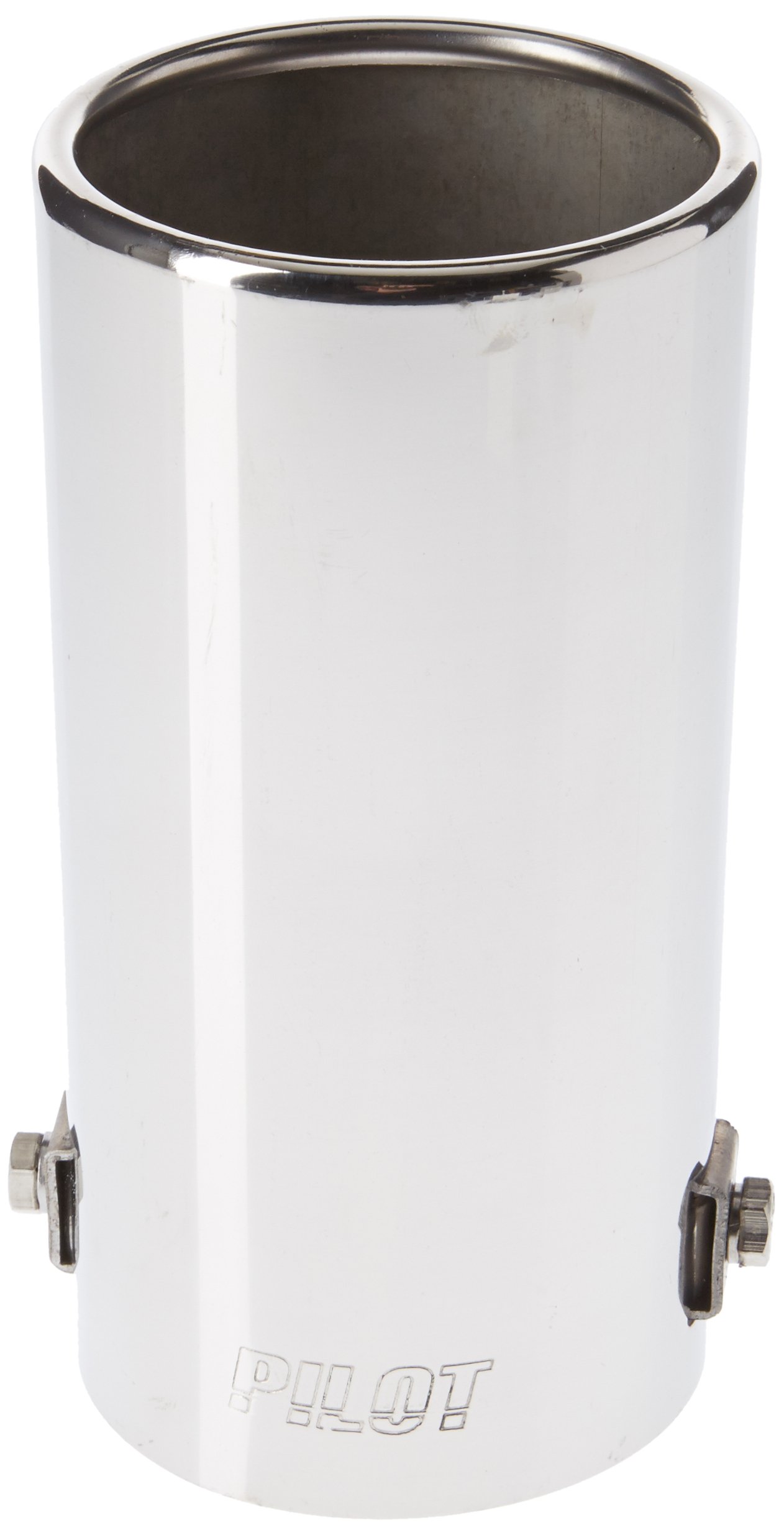 Lampa 60054 Auspuffblende 'T-2 Oval', Edelstahl, Durchmesser 80 x 70 mm von Lampa