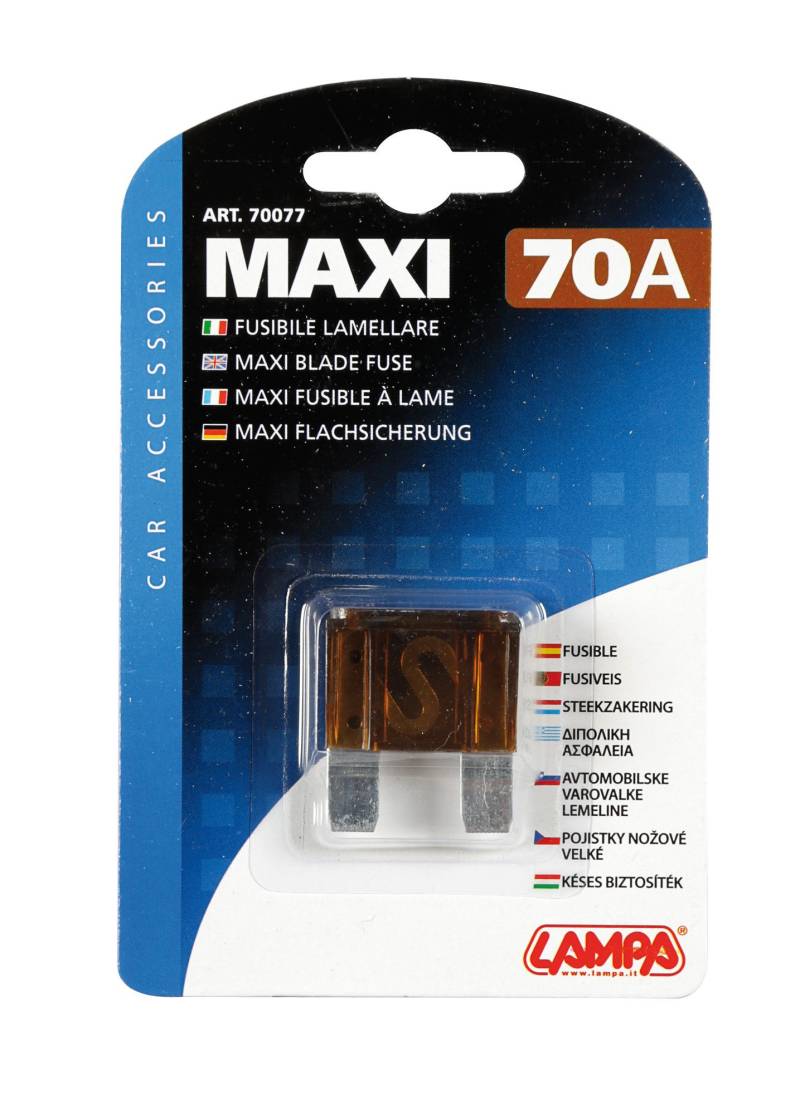 Lampa 70077 Sicherung lamellenförmig Maxi von Lampa