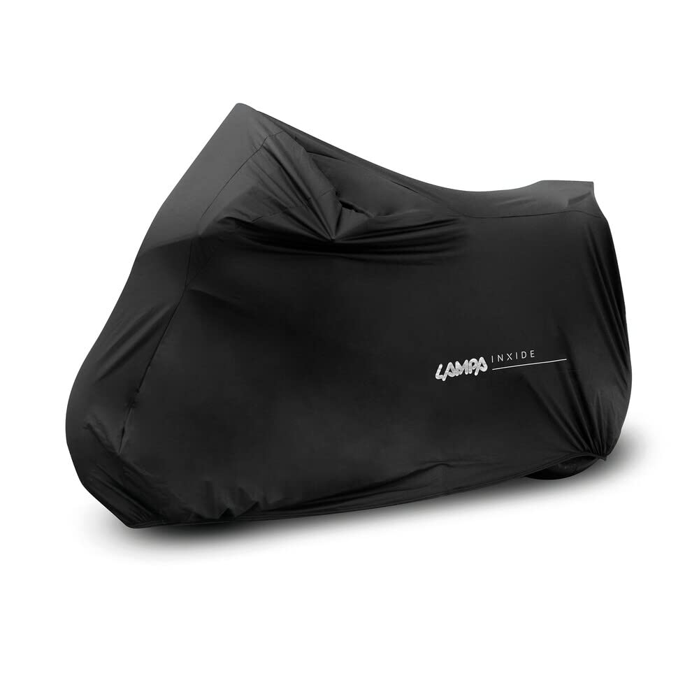 Lampa 91556 Inxide, Motorradabdeckung aus elastischem Stoff, weich, eng anliegend, kratzfest für den Innenbereich - S Lampa 91556 Inxide, Motorradabdeckung aus elastischem Stoff, weich, eng anliegend, kratzfest für den Innenbereich - S von Lampa