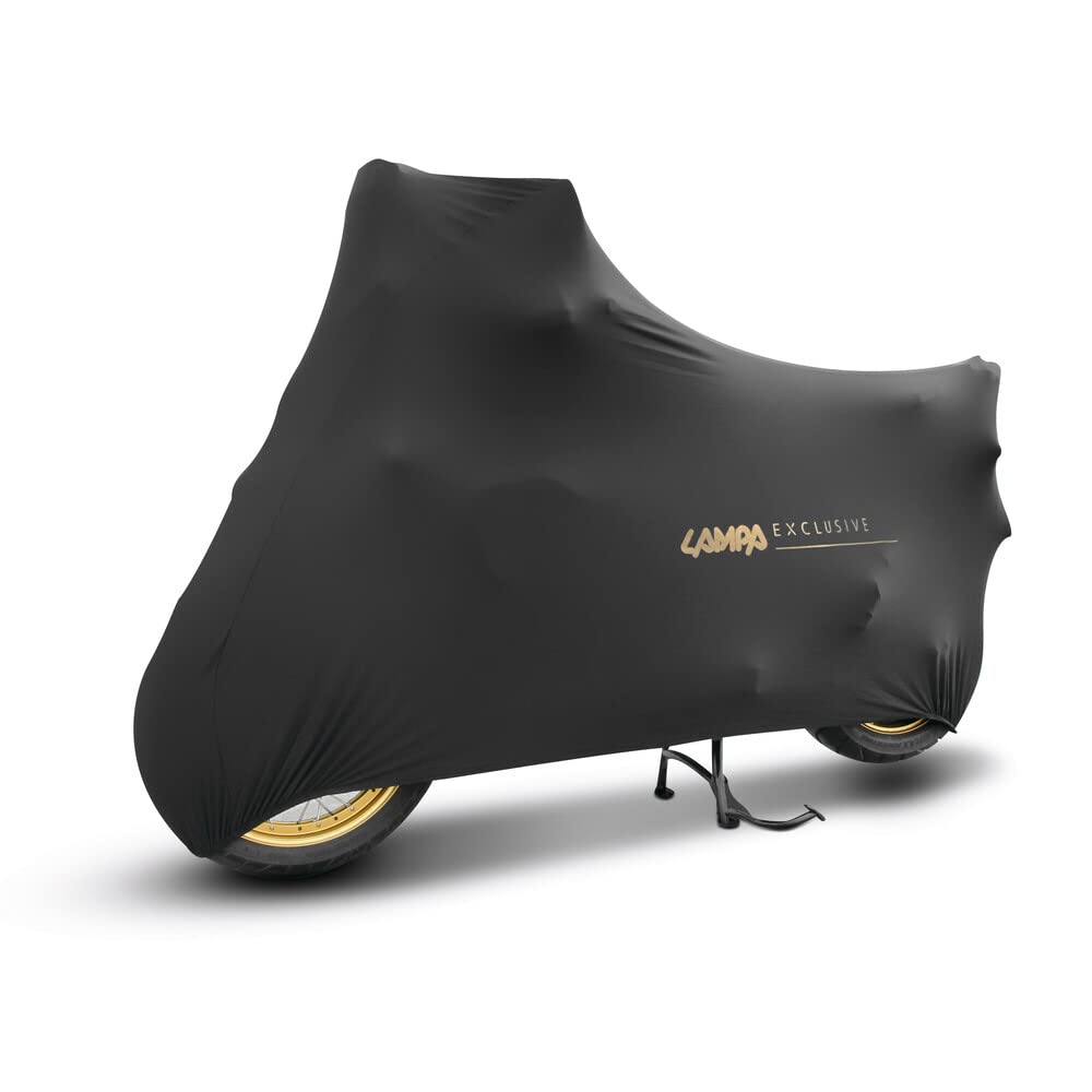 Lampa 91559 Exclusive, Motorradabdeckung aus elastischem Stoff, weich, eng anliegend, kratzfest wasserdicht - M Lampa 91559 Exclusive, Motorradabdeckung aus elastischem Stoff, weich, eng anliegend, kratzfest wasserdicht - M von Lampa