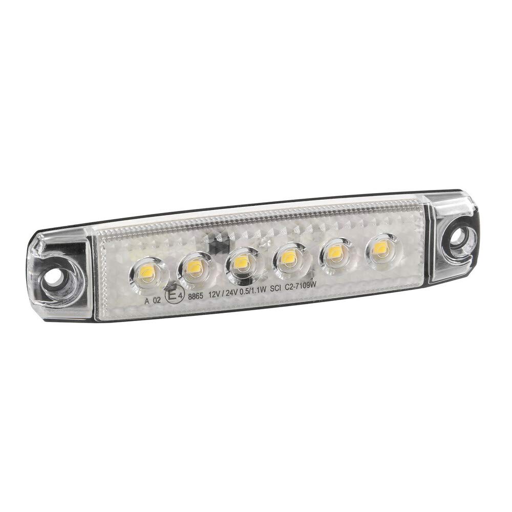 LAMPA 97007 Innenleuchte, 6 LEDs, 12/24 V, F-17, Weiß von Lampa