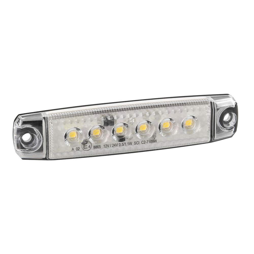 LAMPA 97007 Innenleuchte, 6 LEDs, 12/24 V, F-17, Weiß LAMPA 97007 Innenleuchte, 6 LEDs, 12/24 V, F-17, Weiß von Lampa