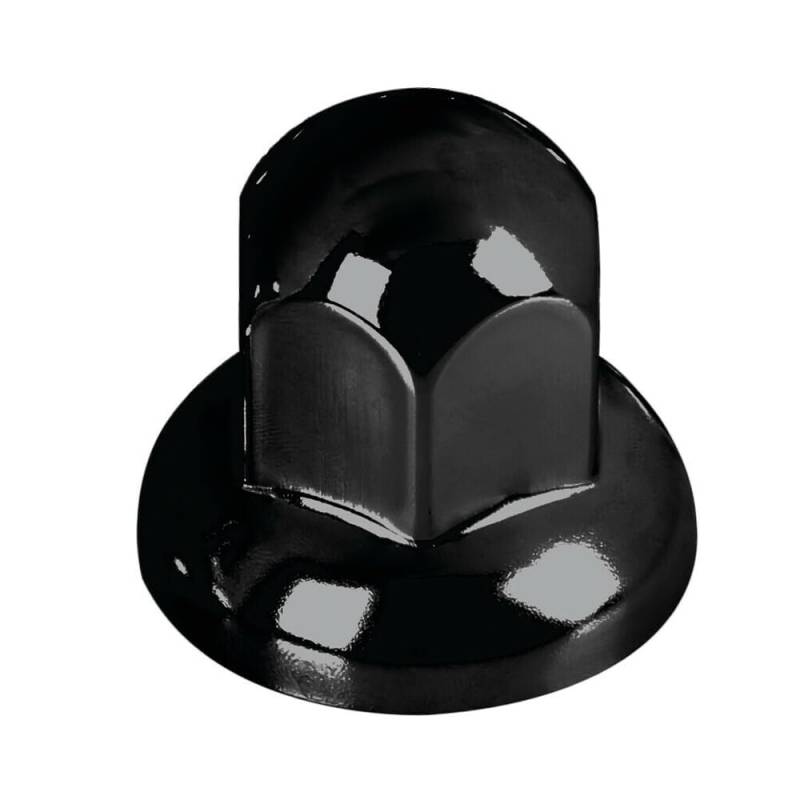 Lampa 97680 Dome, Set 40 Radschraubenkappen für LKW Rundkopf aus Edelstahl - Ø 32 mm - Schwarz von Lampa