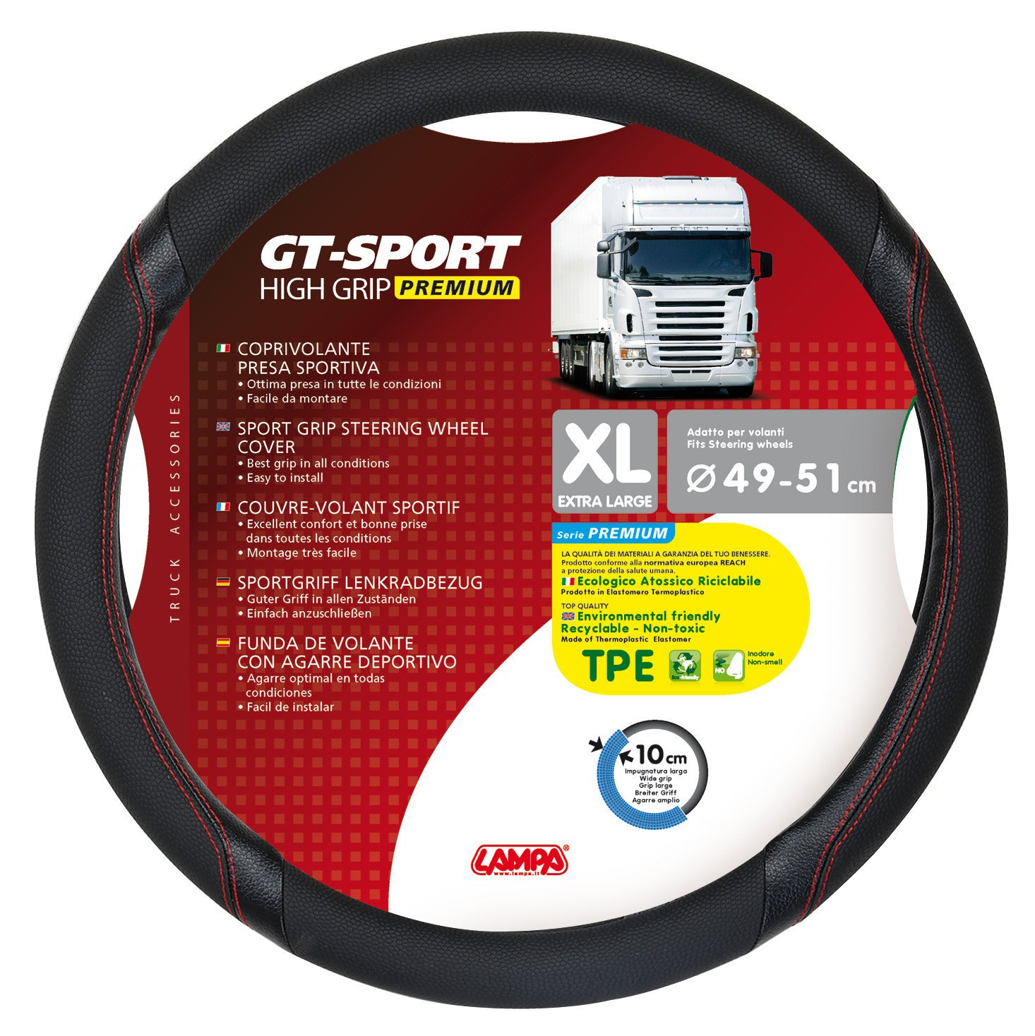 Lampa 98018 Lenkradbezug TPE Sport 33132 XL Lampa 98018 Lenkradbezug TPE Sport 33132 XL von Lampa