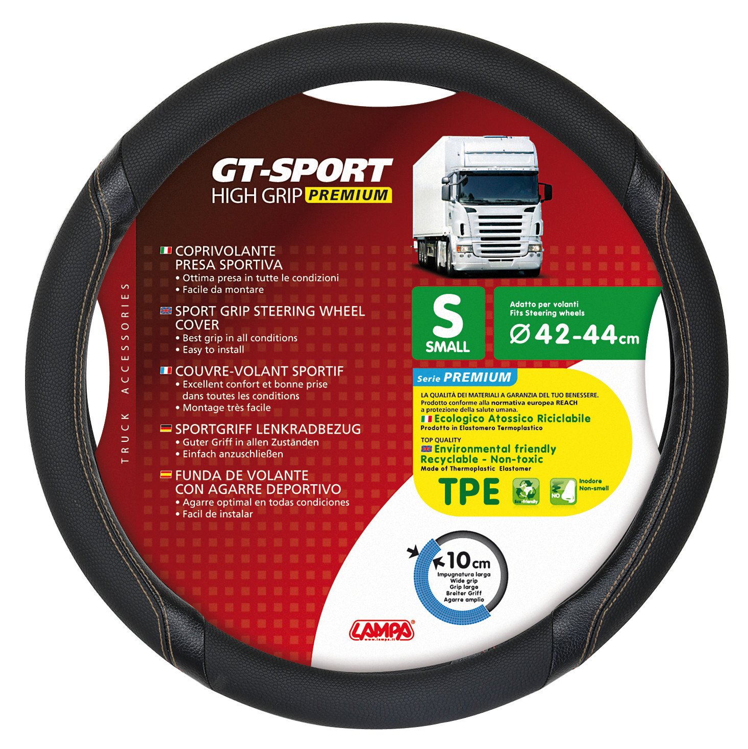LAMPA 98019 Lenkradbezug TPE Sport 33132 S LAMPA 98019 Lenkradbezug TPE Sport 33132 S von Lampa